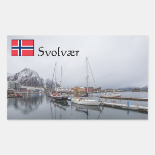 Svolvaer Lofoten Rechthoekige Sticker