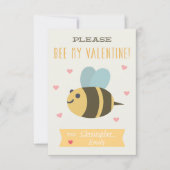 Svp abeille ma carte de Valentine (Devant)