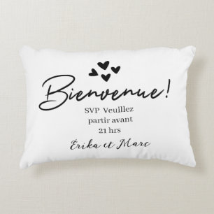 SVP-decoratieve kussens Ga vóór 21.00 uur weg