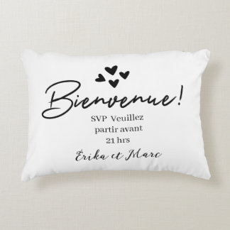 SVP-decoratieve kussens Ga vóór 21.00 uur weg