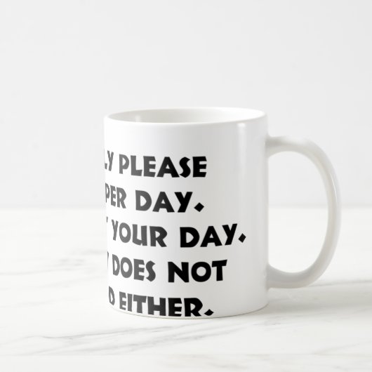 Svp seulement 1 tasse de la personne 2 (Droite)