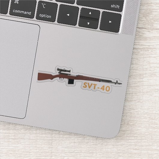 SVT-40 Sovjet WW2 Sniperriffel Sticker (Detail)