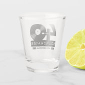 SW40 Shot Glass Glas (Achterkant)