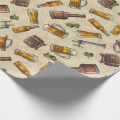 SW Beer Tan Wrapping Paper Cadeaupapier (Hoek)