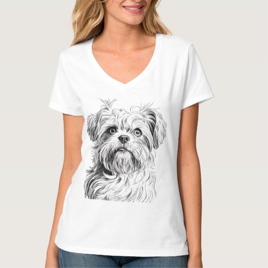 SW Hund T-shirt (Voorkant)