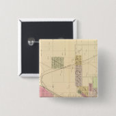 SW Omaha, Nebraska Vierkante Button 5,1 Cm (Voorkant /achterkant)