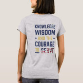 SW Vrouwen Klassiek T-shirt (Achterkant)