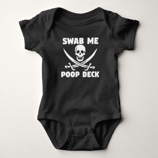 Swab me Poop Deck Romper (Voorkant)