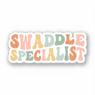 Swaddle Specialist NICU Verpleegkundige, Neonatale Sticker