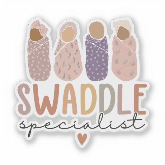 swaddle-specialist sticker (Voorkant)