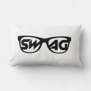 Swag 2 Sided Black/White Pillow Kussen