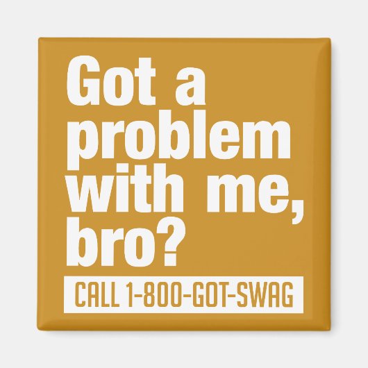 SWAG aangepaste magneet (Voorkant)