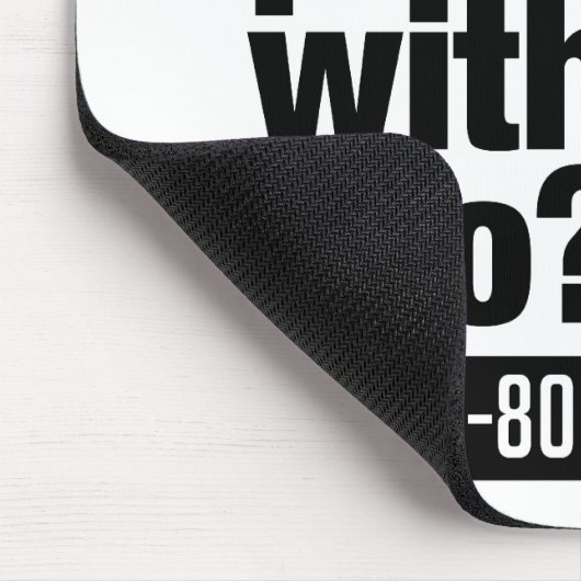 SWAG aangepaste mousepad Muismat (Hoek)