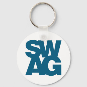 Swag - blauw sleutelhanger