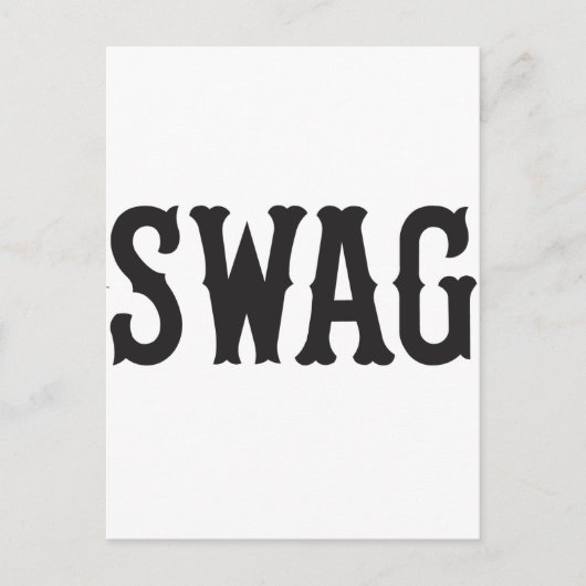 SWAG BRIEFKAART (Voorkant)