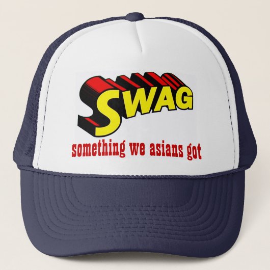 SWAG:  iets wat we aziërs hebben gekregen Trucker Pet (Voorkant)