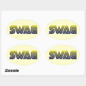 Swag Ovale Sticker (Vel)