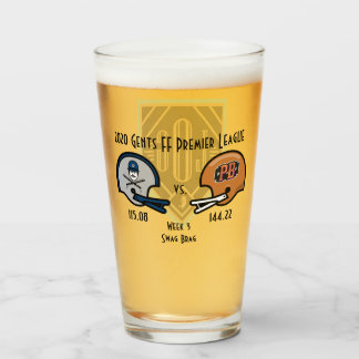 SwagBrag3 Lizzie v Peaky Pint Glass Glas