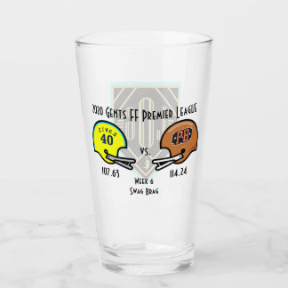 SwagBrag6 Glazen v Peaky Pint Glas