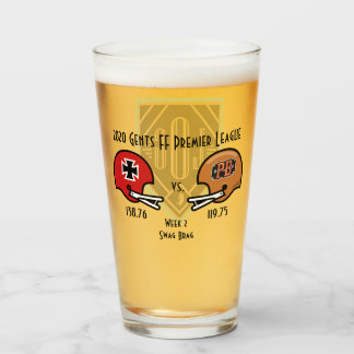 SwagBrag Der Rote/Peaky Pint Glass Glas