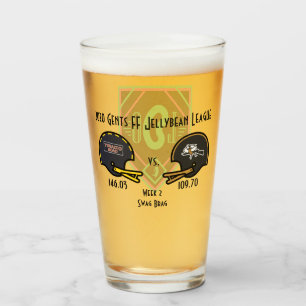 SwagBrag Tobacco vs Pistool Molls Pint Glass Glas