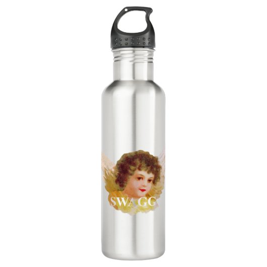swagg angel cherub waterfles (Voorkant)