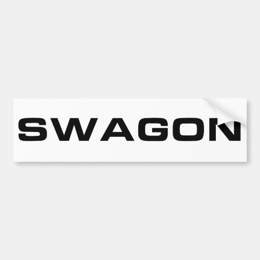 Swagon Bumpersticker (Voorkant)