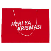 Swahili kerstcadeauzak groot cadeauzakje (Achterkant)