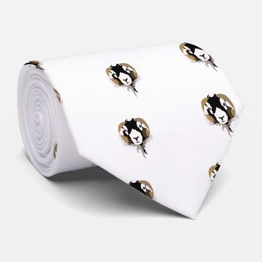 Swaledale-schaap Stropdas (Opgerold)