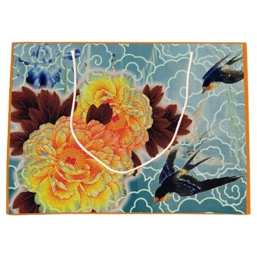 SWALLOW JAPANESE FLOWER Cadeautas (Voorkant)