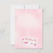 Swallow Save the Date Mariage Faire-part (Dos)