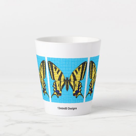 Swallowtail (12oz) - Latte Mug (Devant)