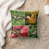 Swallowtail Butterflies Flowers personaliseren naa Kussen (Deken)
