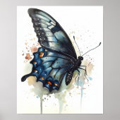 Swallowtail Butterfly Art Print Poster (Voorkant)