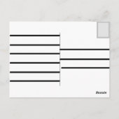 Swallowtail Butterfly Briefkaart (Achterkant)