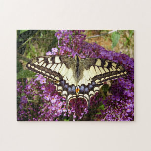 Swallowtail Butterfly Foto Puzzle met Gift Box Legpuzzel