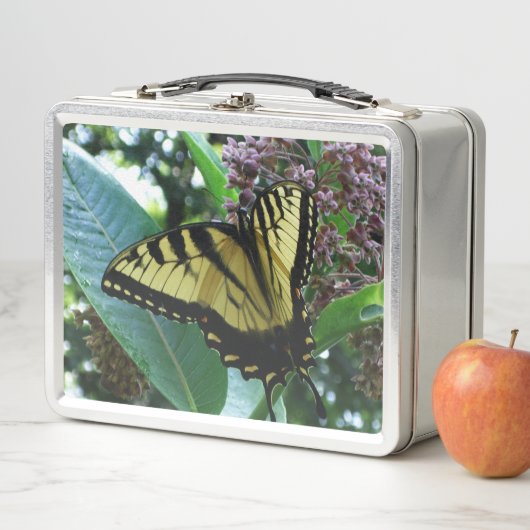Swallowtail Butterfly I op Milkweed bij Shenandoah (In situ)