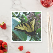 Swallowtail Butterfly I op Milkweed bij Shenandoah Servetten (Insitu)
