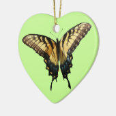 Swallowtail Butterfly III Mooie, kleurrijke foto Keramisch Ornament (Links)