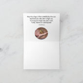 Swallowtail Butterfly met Irish Quote Note Kaart (Binnen)