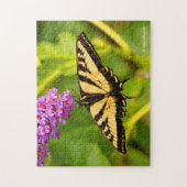 Swallowtail Butterfly op de Butterfly Struik Legpuzzel (Verticaal)