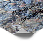 Swallowtail Butterfly op grvel Road Poster (Hoek)