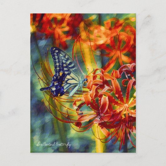 Swallowtail Butterfly：Postcard Briefkaart (Voorkant)