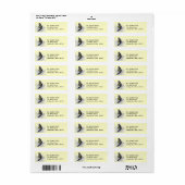 Swallowtail Butterfly Return Address Labels (Full Sheet)
