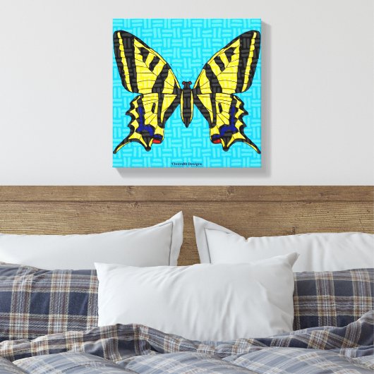 Swallowtail - Canvas Print (Insitu (Slaapkamer))