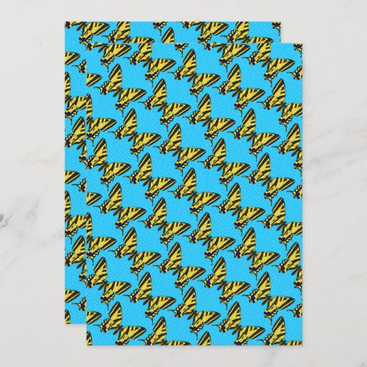 Swallowtail - Carte de voeux (Devant / Derrière)