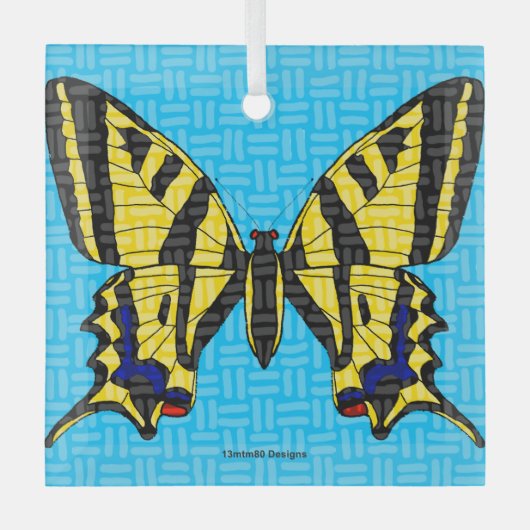 Swallowtail - Glazen Ornament (Voorkant)