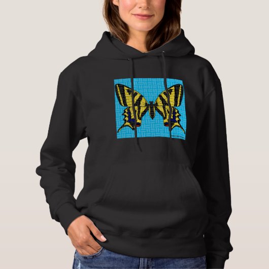 Swallowtail (levendig) - Sweatshirt met capuchon v (Voorkant)