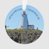 Swallowtail Lighthouse, Grand Manan, N.B. Ornament (voorkant)