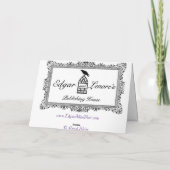 Swallowtail Monet Kaart (Achterkant)